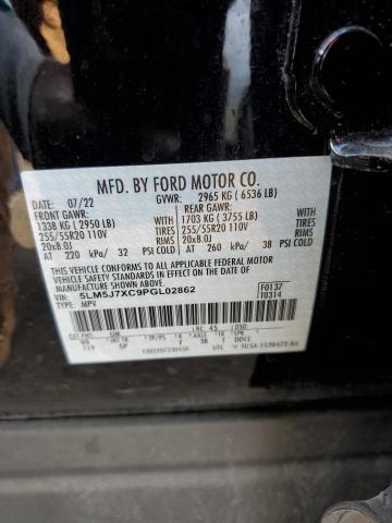 5LM5J7XC9PGL02862 - 2023 LINCOLN AVIATOR RESERVE BLACK photo 12