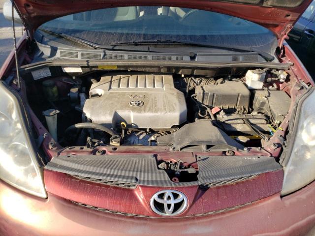 5TDZK23C58S119836 - 2008 TOYOTA SIENNA CE BURGUNDY photo 12