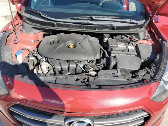 KMHD35LH8GU263598 - 2016 HYUNDAI ELANTRA GT RED photo 11