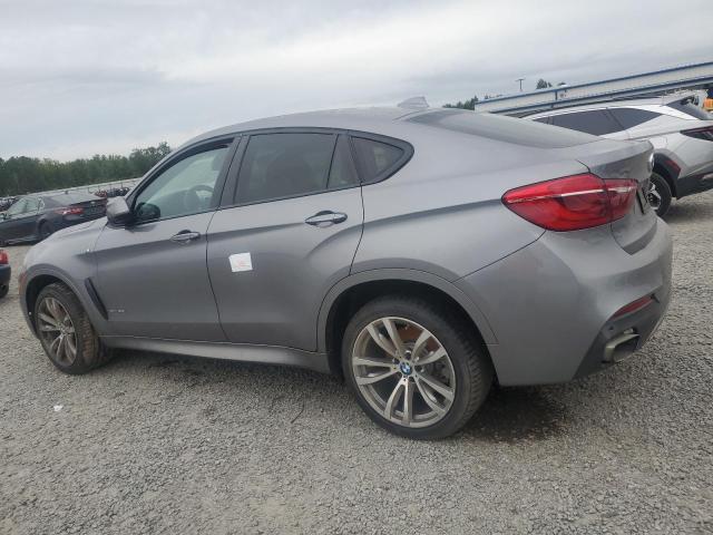 5UXKU6C38H0W38612 - 2017 BMW X6 XDRIVE50I GRAY photo 2