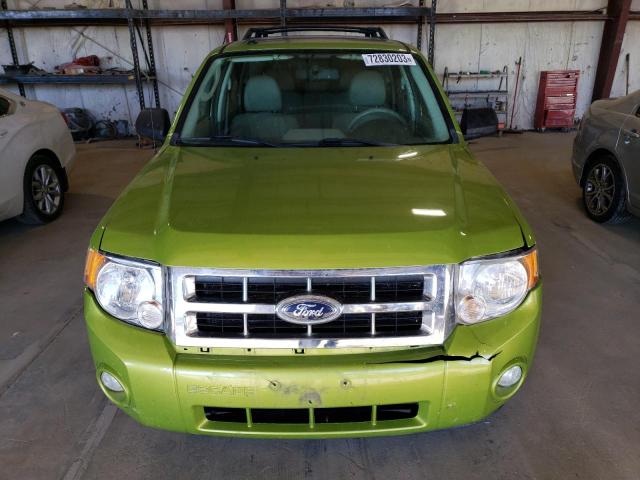 1FMCU9D7XCKC82228 - 2012 FORD ESCAPE XLT GREEN photo 5