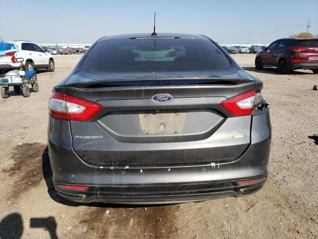 3FA6P0T9XGR333600 - 2016 FORD FUSION SE GRAY photo 6