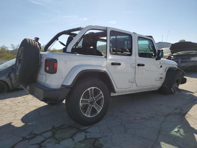 1C4HJXEN8PW599900 - 2023 JEEP WRANGLER SAHARA WHITE photo 3