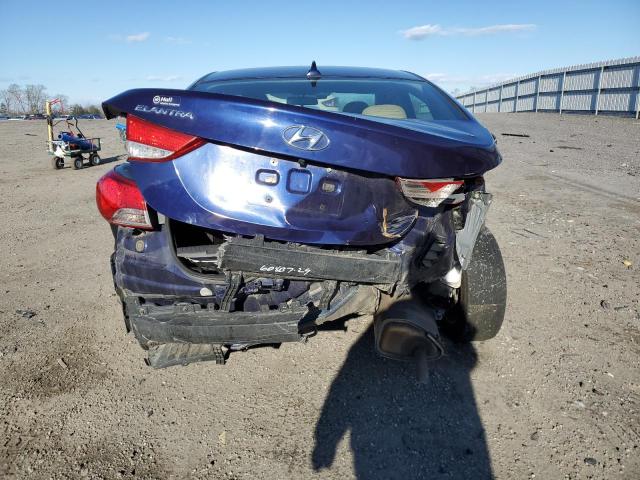 5NPDH4AE5DH392333 - 2013 HYUNDAI ELANTRA GLS BLUE photo 6