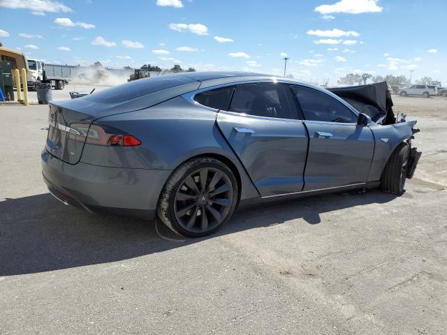 5YJSA1H1XEFP32850 - 2014 TESLA MODEL S Մոխրագույն լուսանկար 3