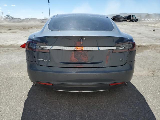 5YJSA1H1XEFP32850 - 2014 TESLA MODEL S Մոխրագույն լուսանկար 6
