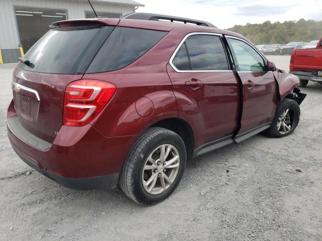 2GNALCEK4H1610305 - 2017 CHEVROLET EQUINOX LT BURGUNDY photo 3