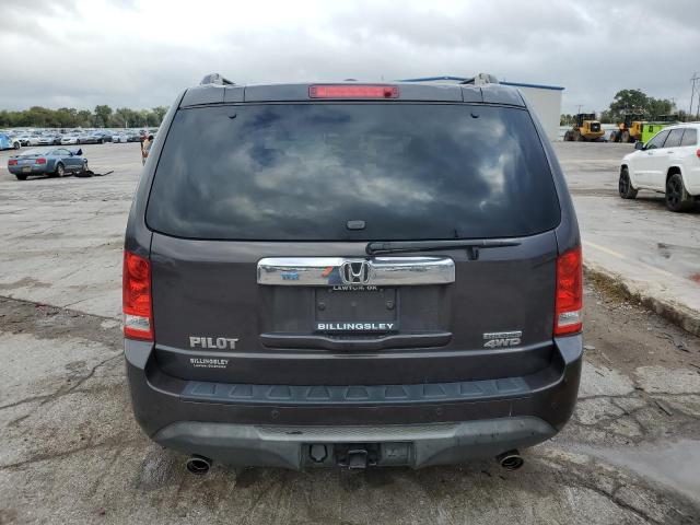 5FNYF4H95EB034133 - 2014 HONDA PILOT TOURING GRAY photo 6