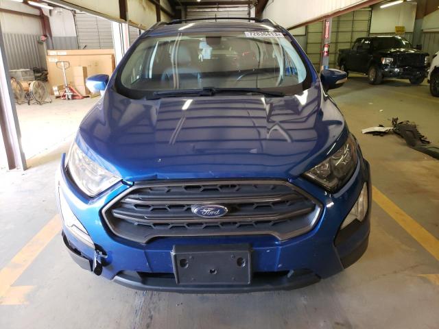 MAJ6P1CL6JC208911 - 2018 FORD ECOSPORT SES BLUE photo 5