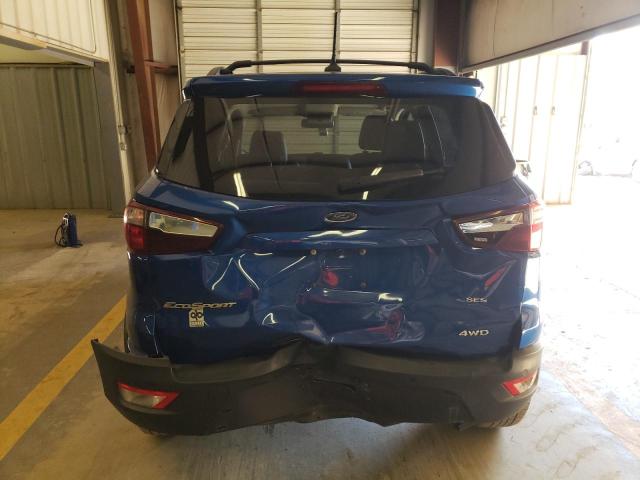 MAJ6P1CL6JC208911 - 2018 FORD ECOSPORT SES BLUE photo 6