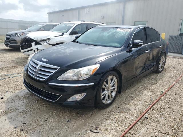 KMHGC4DD6EU260442 - 2014 HYUNDAI GENESIS 3.8L BLACK photo 1