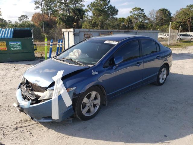 2HGFA16649H354526 - 2009 HONDA CIVIC LX-S ლურჯი ფოტო 1