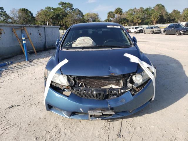 2HGFA16649H354526 - 2009 HONDA CIVIC LX-S ლურჯი ფოტო 5