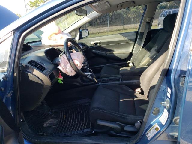 2HGFA16649H354526 - 2009 HONDA CIVIC LX-S ლურჯი ფოტო 7