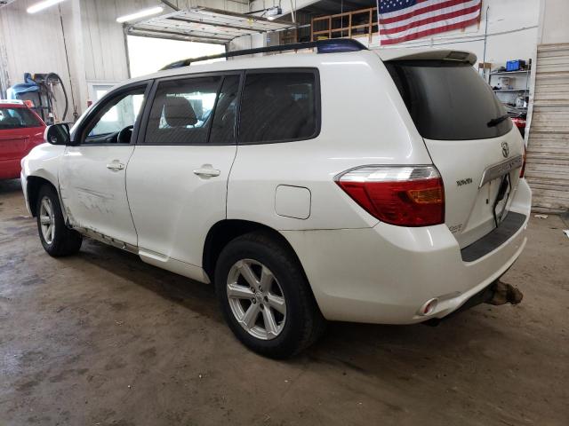 JTEES41A682079099 - 2008 TOYOTA HIGHLANDER WHITE photo 2