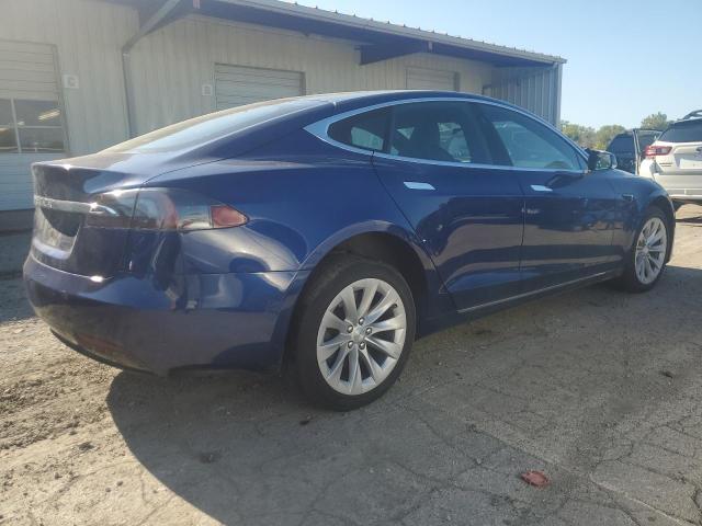 5YJSA1E20LF361496 - 2020 TESLA MODEL S BLUE photo 3