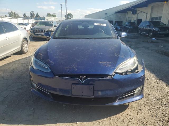 5YJSA1E20LF361496 - 2020 TESLA MODEL S BLUE photo 5