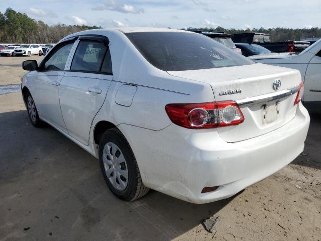 5YFBU4EE4CP045896 - 2012 TOYOTA COROLLA BASE WHITE photo 2