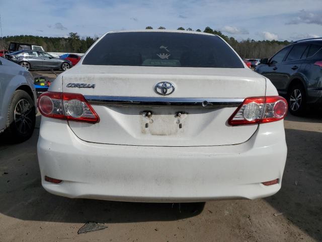 5YFBU4EE4CP045896 - 2012 TOYOTA COROLLA BASE WHITE photo 6
