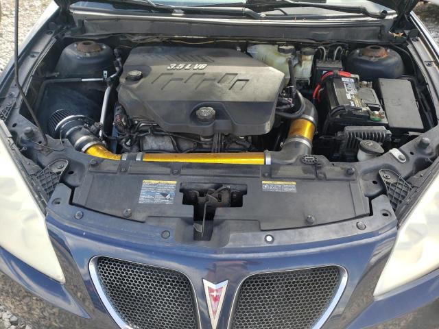 1G2ZH17N684266610 - 2008 PONTIAC G6 GT BLUE photo 11