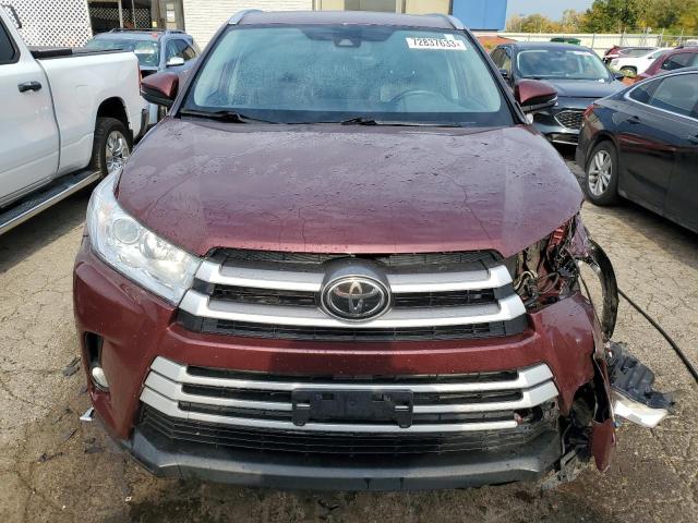 5TDJZRFH9KS916932 - 2019 TOYOTA HIGHLANDER SE MAROON photo 5