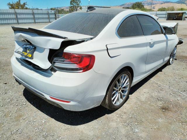 WBA1F5C51EVV98923 - 2014 BMW 228 I WHITE photo 4