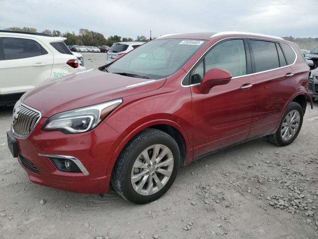 LRBFXBSA0HD021053 - 2017 BUICK ENVISION ESSENCE BURGUNDY photo 1