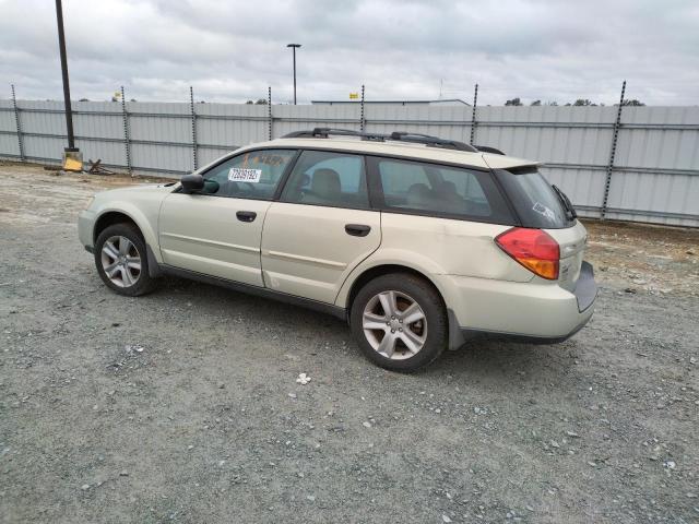 4S4BP61C477338613 - 2007 SUBARU LEGACY OUTBACK 2.5I CREAM photo 2