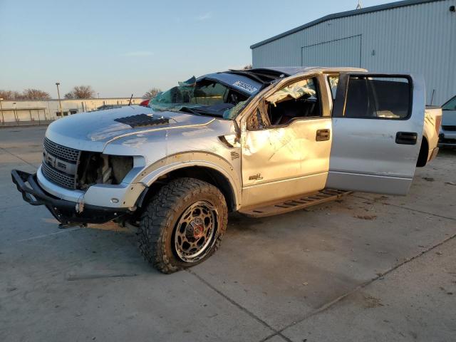 1FTFW1R69BFC47507 - 2011 FORD F150 SVT RAPTOR SILVER photo 1