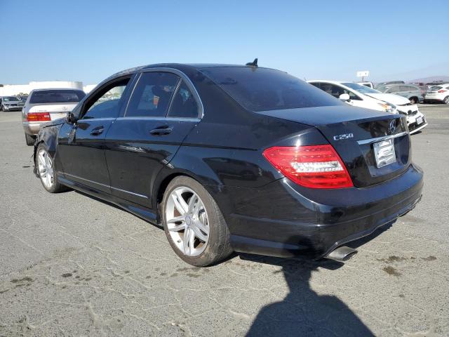 WDDGF4HB7DA822827 - 2013 MERCEDES-BENZ C 250 BLACK photo 2