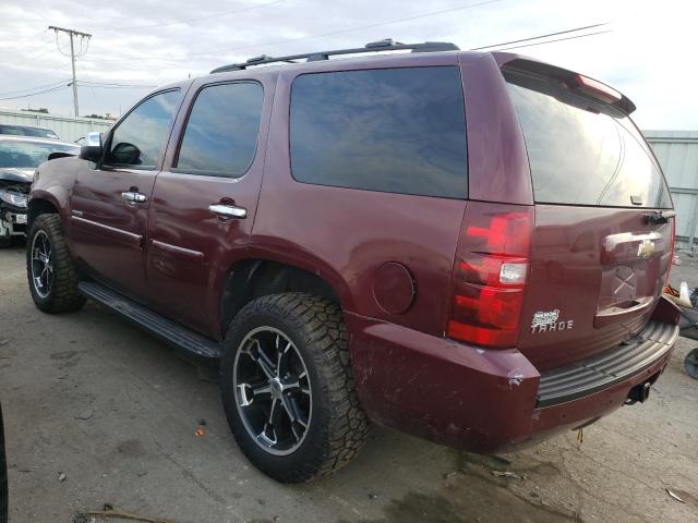 1GNFK13088J118459 - 2008 CHEVROLET TAHOE K1500 BURGUNDY photo 2