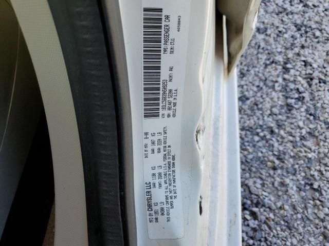 1B3LC56B39N509253 - 2009 DODGE AVENGER SXT WHITE photo 12