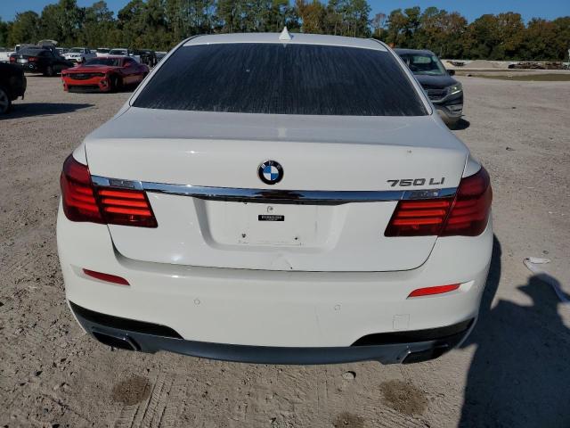 WBAYE8C50DD131807 - 2013 BMW 750 LI WHITE photo 6