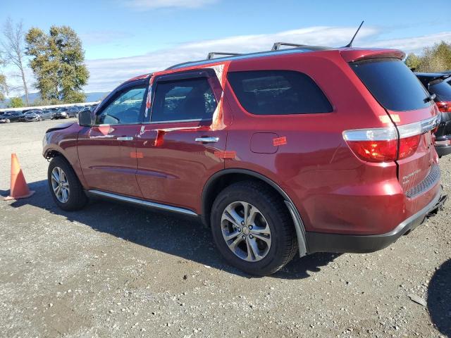 1C4SDJDT3DC538994 - 2013 DODGE DURANGO CREW BURGUNDY photo 2