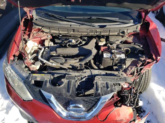 KNMAT2MT9GP655299 - 2016 NISSAN ROGUE S BURGUNDY photo 12