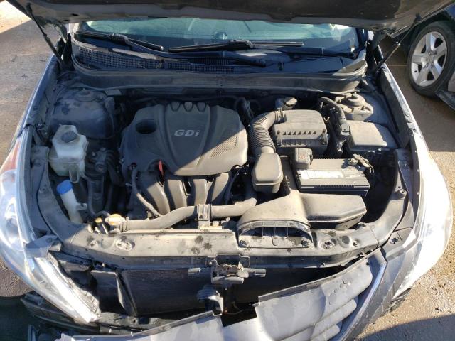 5NPEB4AC5DH531655 - 2013 HYUNDAI SONATA GLS GRAY photo 11