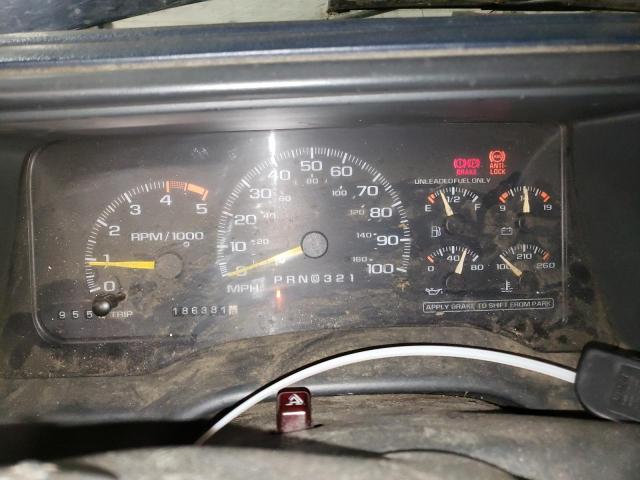 1GKEK18K6SJ714857 - 1995 GMC YUKON BLUE photo 9