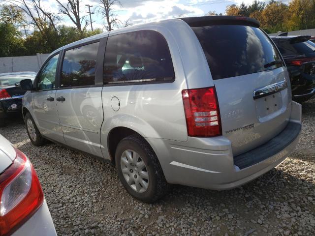 2A8HR44H38R650774 - 2008 CHRYSLER TOWN & COU LX SILVER photo 2