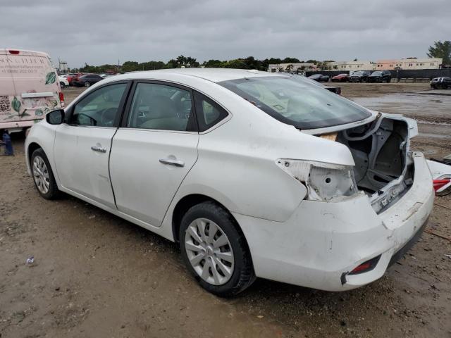 3N1AB7AP5HY233671 - 2017 NISSAN SENTRA S WHITE photo 2