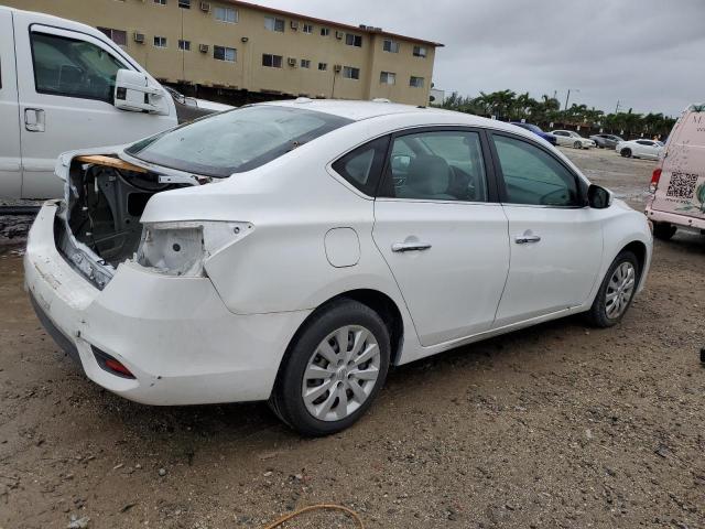 3N1AB7AP5HY233671 - 2017 NISSAN SENTRA S WHITE photo 3