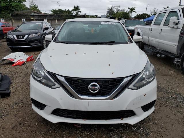 3N1AB7AP5HY233671 - 2017 NISSAN SENTRA S WHITE photo 5