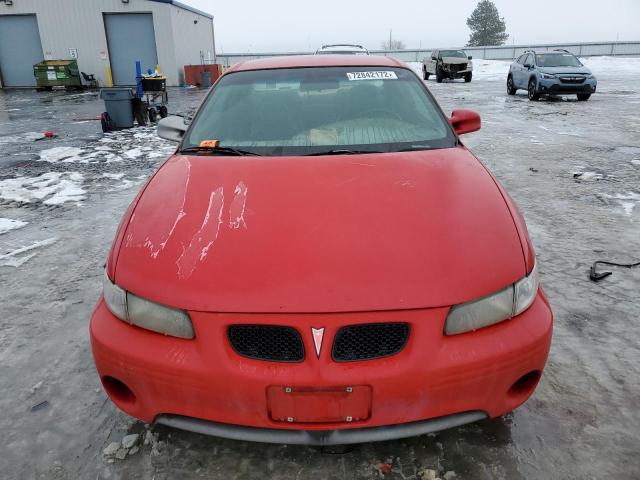 1G2WP12K8XF223862 - 1999 PONTIAC GRAND PRIX GT RED photo 5