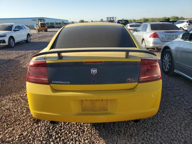 2B3LA53H26H347375 - 2006 DODGE CHARGER R/T YELLOW photo 6