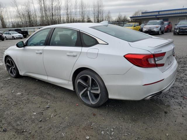 1HGCV1F35JA172611 - 2018 HONDA ACCORD SPORT WHITE photo 2