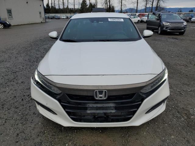 1HGCV1F35JA172611 - 2018 HONDA ACCORD SPORT WHITE photo 5