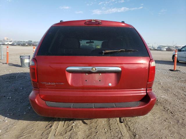 1A4GP45R66B517416 - 2006 CHRYSLER TOWN & COU RED photo 6