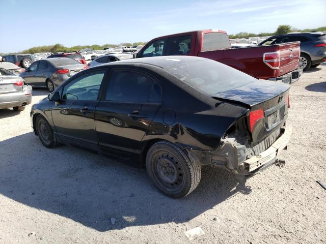 19XFA1F57AE057854 - 2010 HONDA CIVIC LX BLACK photo 2