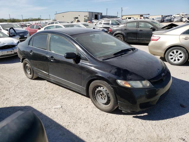 19XFA1F57AE057854 - 2010 HONDA CIVIC LX BLACK photo 4