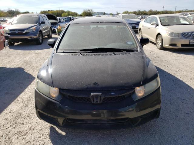 19XFA1F57AE057854 - 2010 HONDA CIVIC LX BLACK photo 5