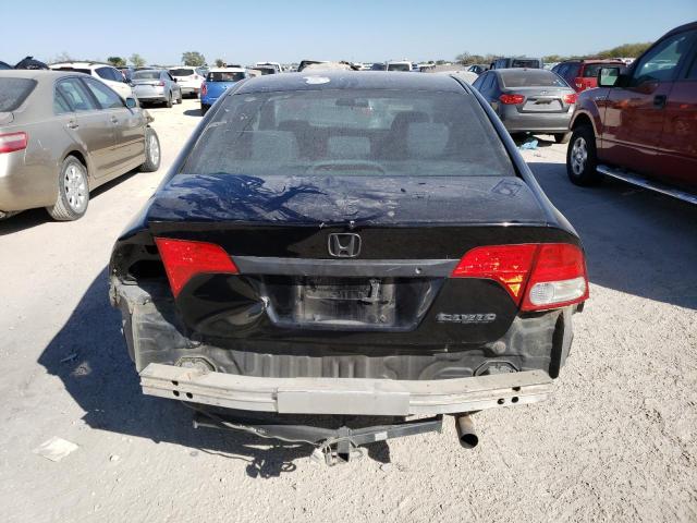 19XFA1F57AE057854 - 2010 HONDA CIVIC LX BLACK photo 6